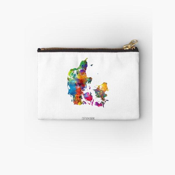 Item preview, Denmark Watercolor Map designed and sold by ArtPrints.