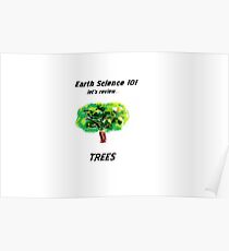Earth Science 101...Trees Poster