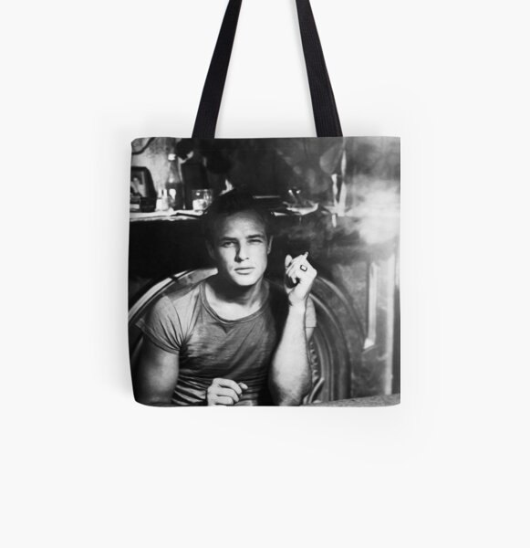 Marlon Brando in A Streetcar Named Desire 1951 All Over Print Tote Bag