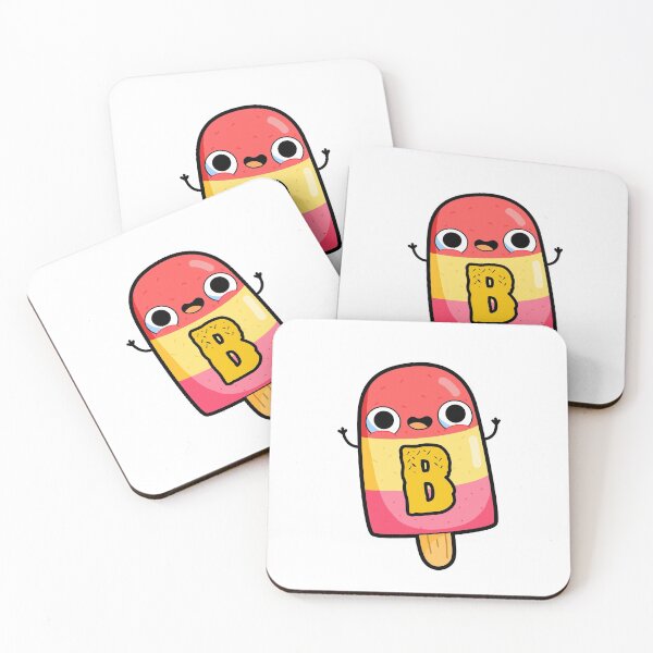 Item preview, Alphabet Letter B Cute Cool Popsicle        designed and sold by kidsmonogram.