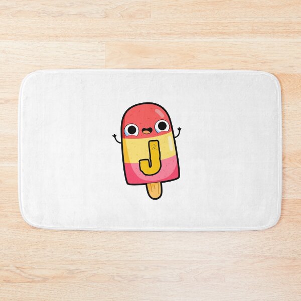 Item preview, Alphabet Letter J Cute Cool Popsicle        designed and sold by kidsmonogram.