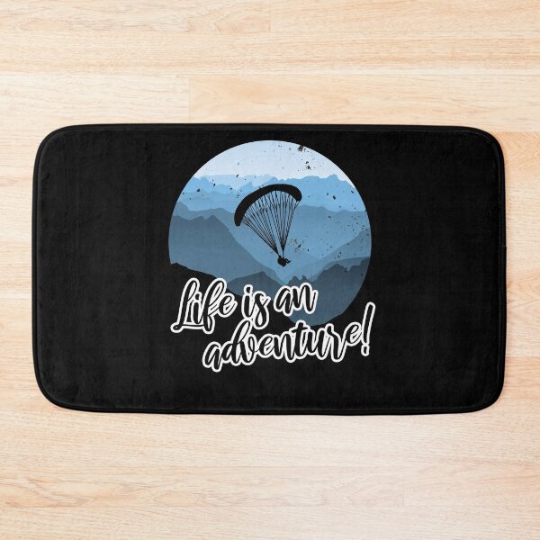 Item preview, Life is an adventure! Paragliding paraglider parachute flying designed and sold by VollNiceDesign.