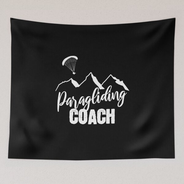 Item preview, Paragliding Coach! Paragliding paraglider parachute designed and sold by VollNiceDesign.