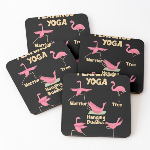 Item preview, Funny Flamingo Yoga designed and sold by Jelisandie.
