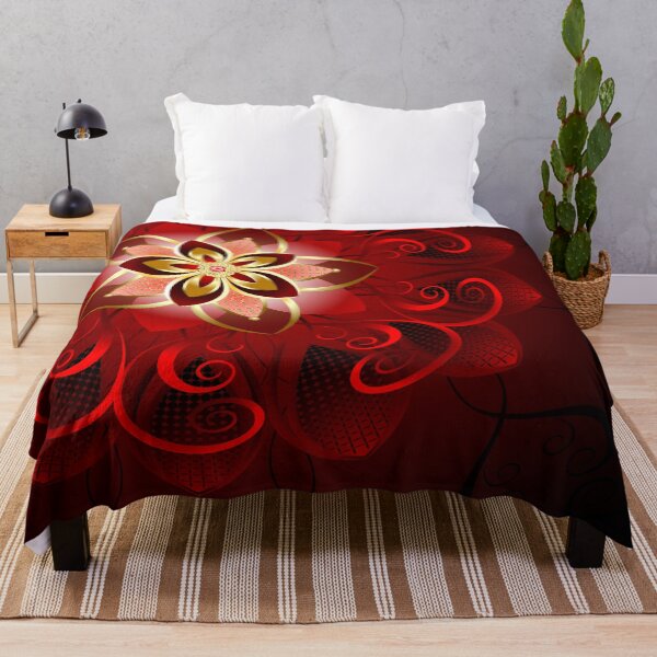 Item preview, Abstract red flower designed and sold by Blackmoon9.