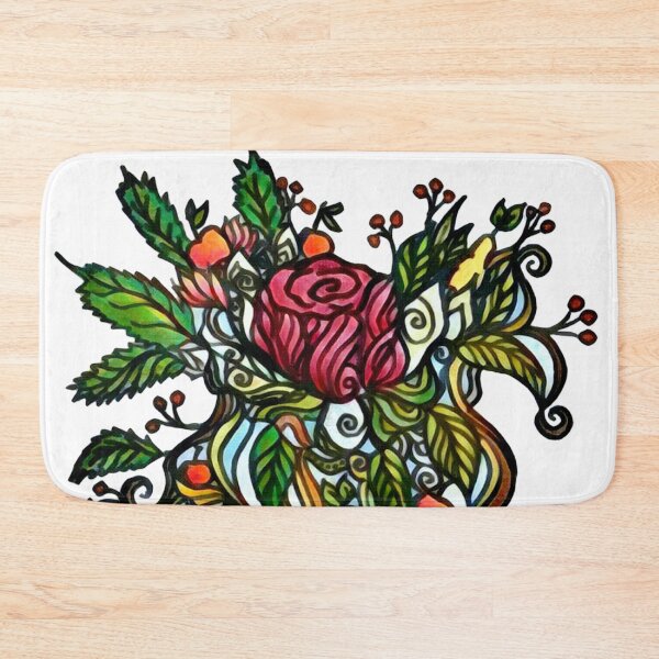 Item preview, Rose tattoo designed and sold by tuile.
