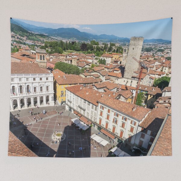 Item preview, Wonderful Bergamo - Piazza Vecchia the heart of the Upper Town Citta Alta designed and sold by Georgia Mizuleva.