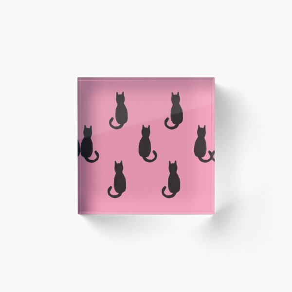 Scarlett - Light Pink Acrylic Block