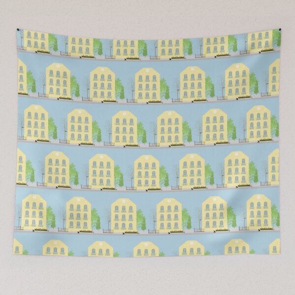Item preview, Yellow houses designed and sold by Gaspar Avila.