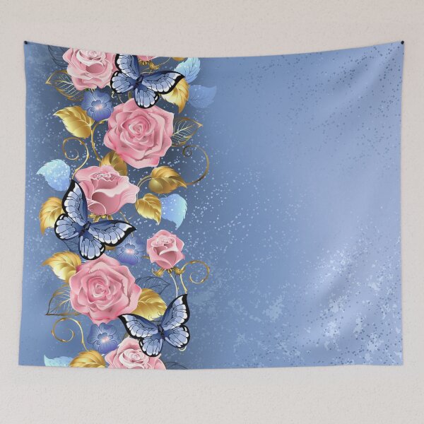 Item preview, Pink Roses and Butterflies designed and sold by Blackmoon9.