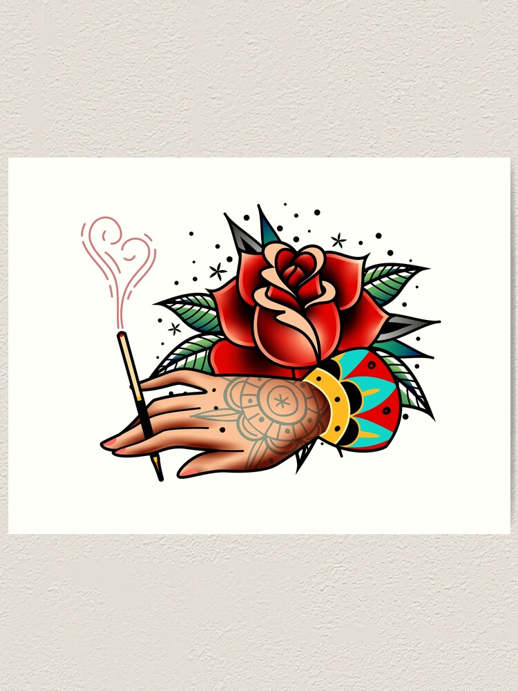 Helm Tattoo Art Design Traditional Tattoo Stock Vector (Royalty Free)  708328861 | Shutterstock