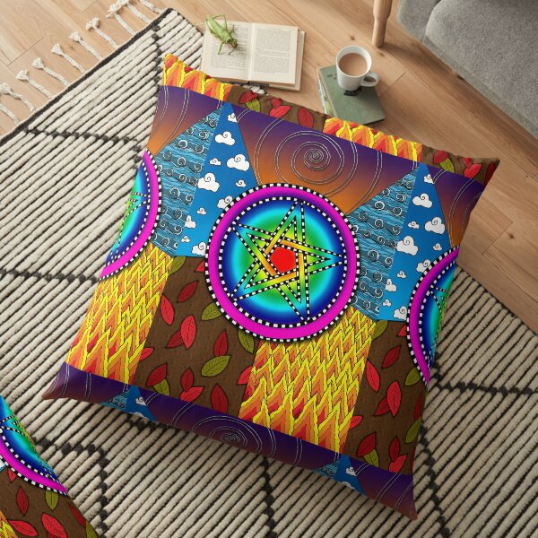 Pentagram Floor Pillow