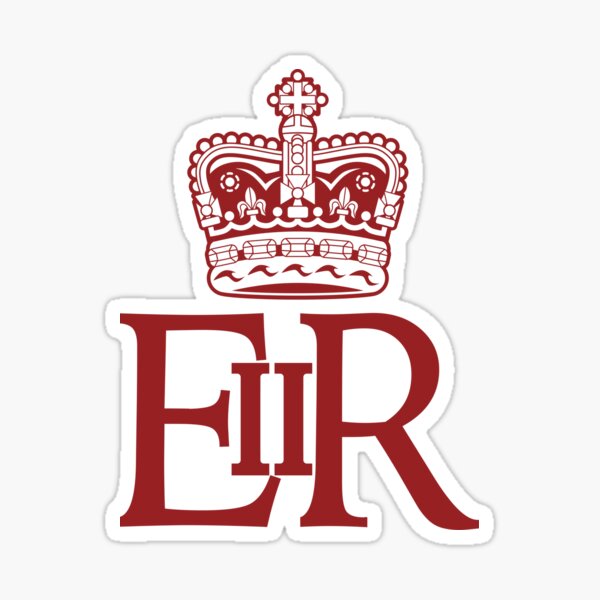 L'empreinte royale de la reine Elizabeth II Sticker