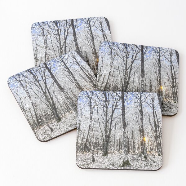 Item preview, Sunrise Snow Forest Art designed and sold by Londonimages.