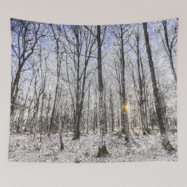 Item preview, Sunrise Snow Forest Art designed and sold by Londonimages.