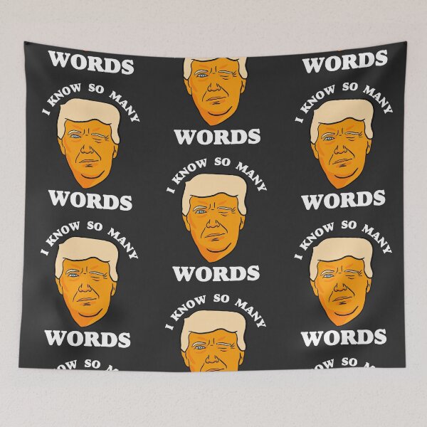 Item preview, Funny Anti Trump & amp; quot; Sé tantas palabras & amp; quot; designed and sold by isstgeschichte.