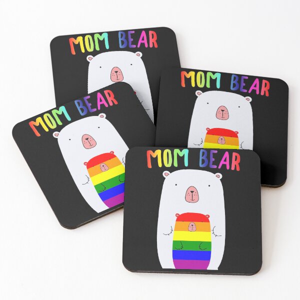 Item preview, gay pride proud mama bear lgbt designed and sold by MagicBoutique.