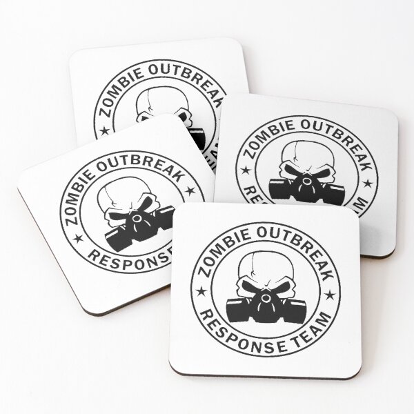 Item preview, Zombie Outbreak Response Team gas mask designed and sold by thatstickerguy.