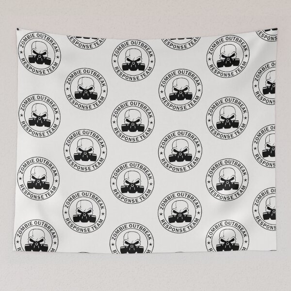 Item preview, Zombie Outbreak Response Team gas mask designed and sold by thatstickerguy.