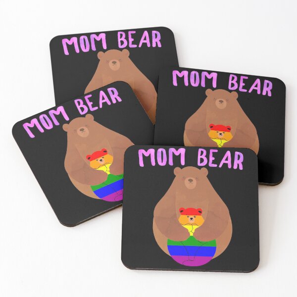 Item preview, gay pride proud mama bear lgbt designed and sold by MagicBoutique.
