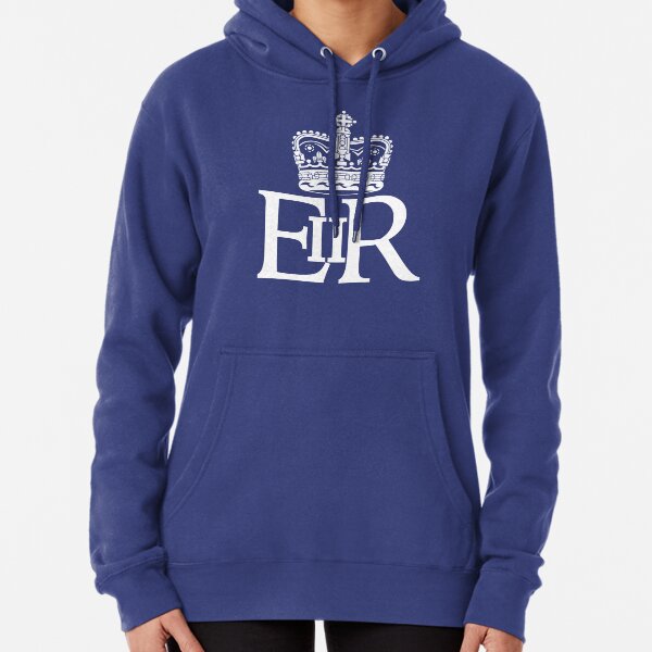 The Royal Cypher of Queen Elizabeth II Pullover Hoodie