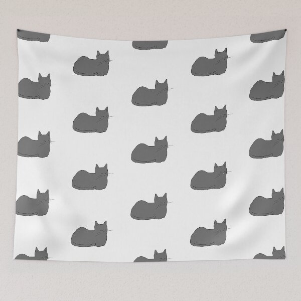 Item preview, Cat sleeping - Grey designed and sold by CatoDuys-Art.