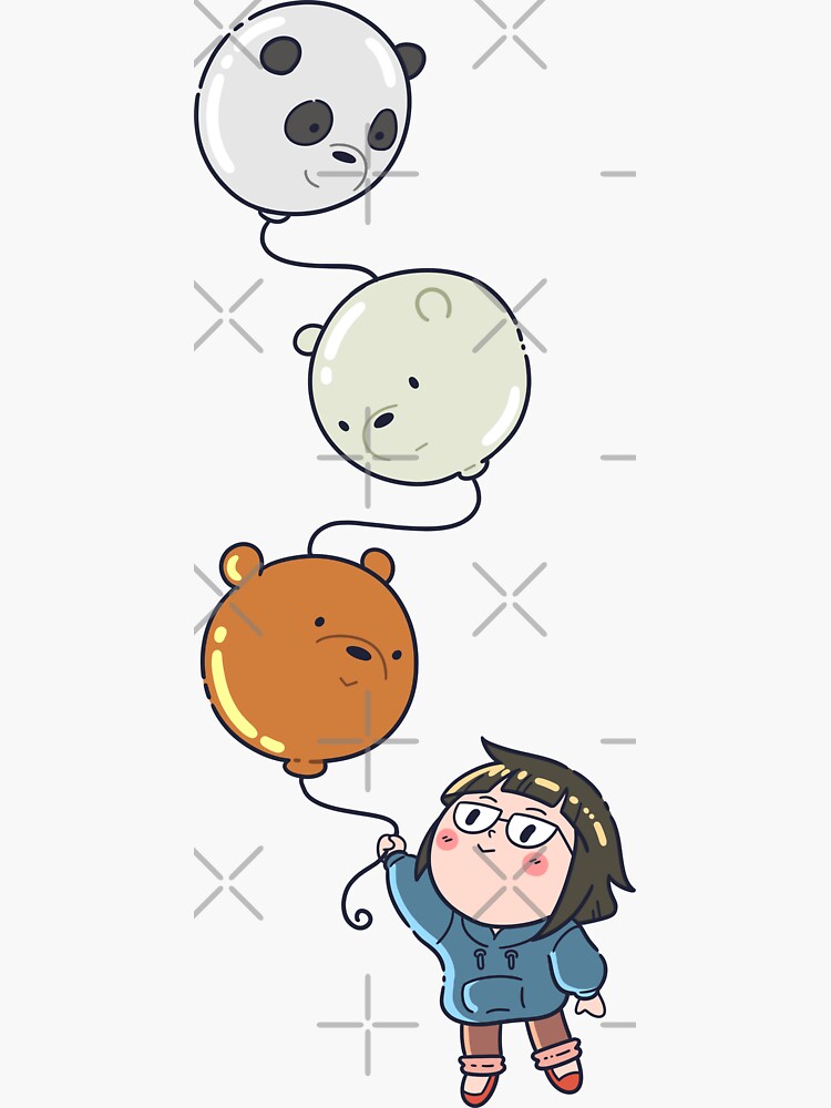 We Bare Bears balloon by jkyuu