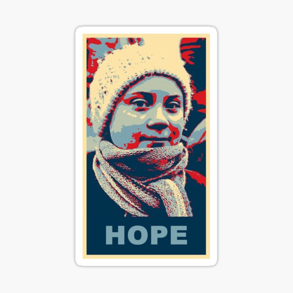 Greta Thunberg HOPE Sticker