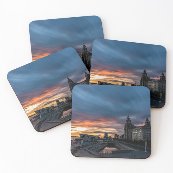 Item preview, Liverpool Pier Head Sunset designed and sold by Paul Madden.