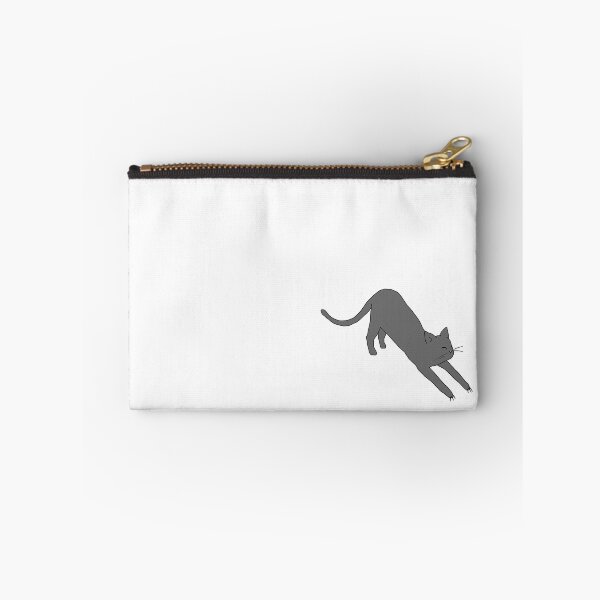 Item preview, Cat stretching after a nap - Grey designed and sold by CatoDuys-Art.
