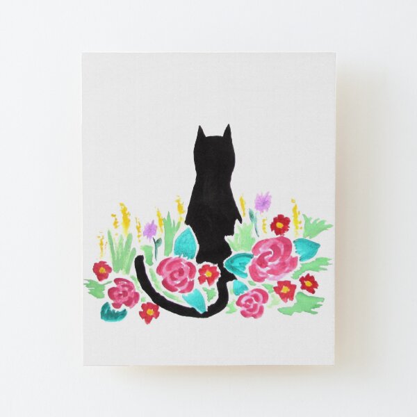 Scarlett - Flowers Wood Mounted Print