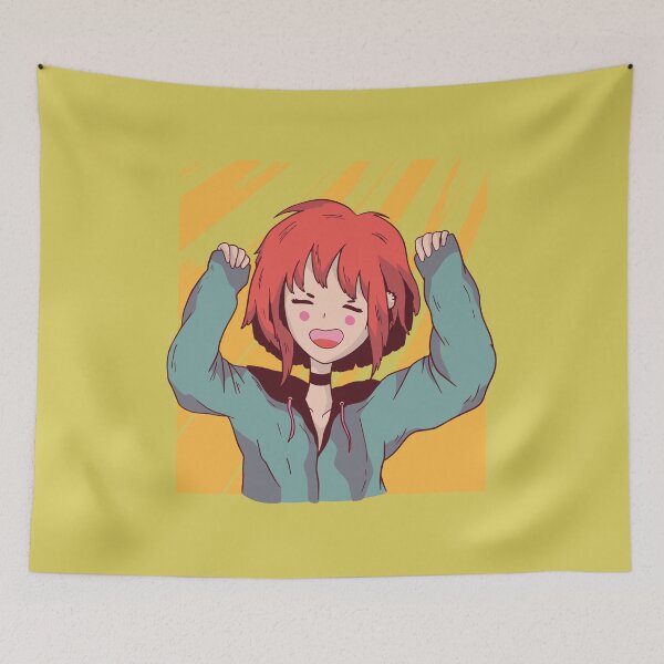Item preview, Happy Anime Girl designed and sold by FFelder.