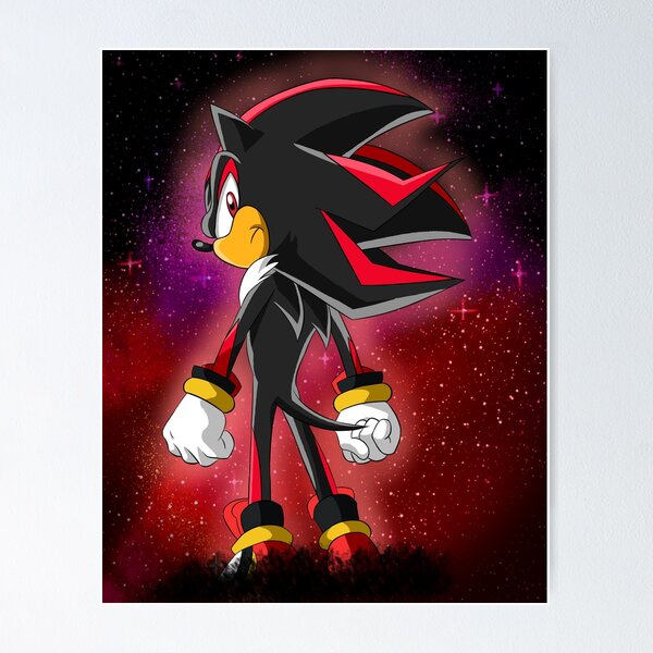 Shadow the Hedgehog (Glow Version) Poster for Sale by