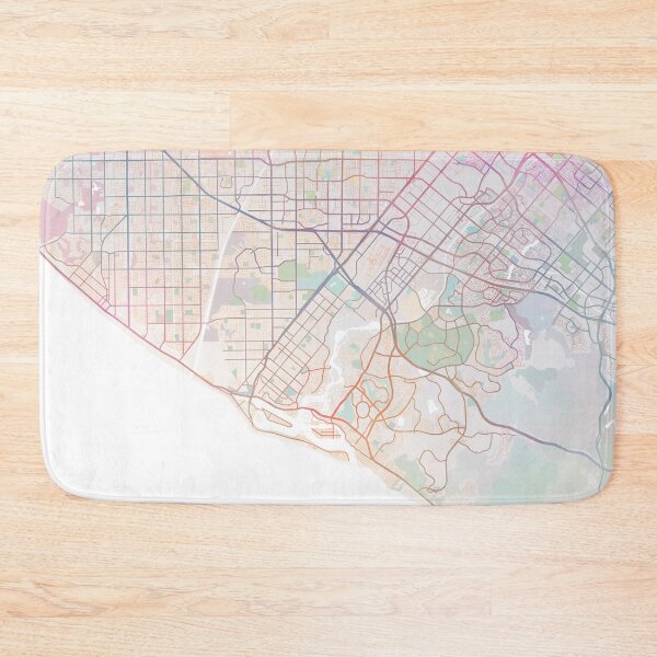 Item preview, Orange County Map, USA City California, Travel, Traveler Gift  designed and sold by TheRedFinch.