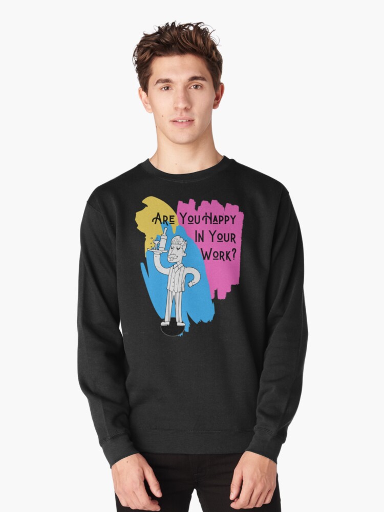 Mst3k Bist Du Glucklich In Deiner Arbeit Ich Beschuldige Meine Eltern Pullover Von Tjwdraws Redbubble