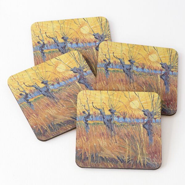 Item preview, Vincent Van Gogh - Pollard Willows with Setting Sun designed and sold by vakashop.