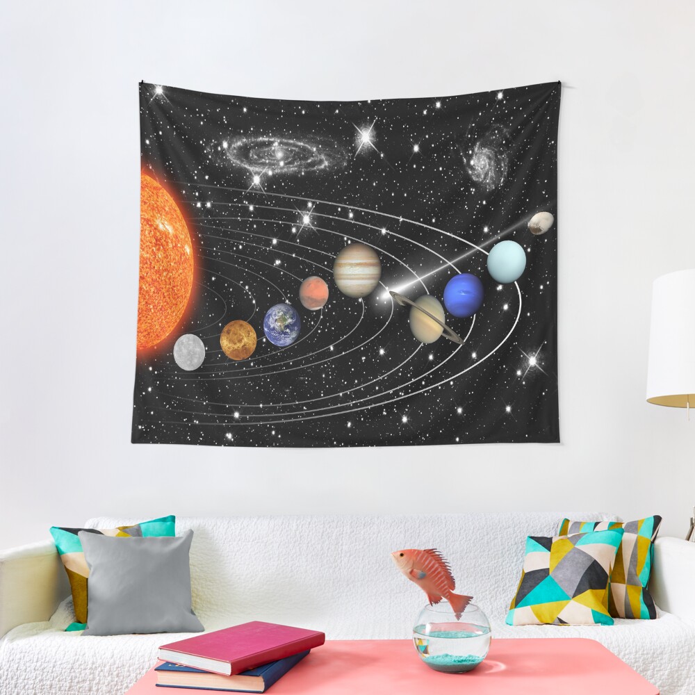 Solar best sale system tapestry