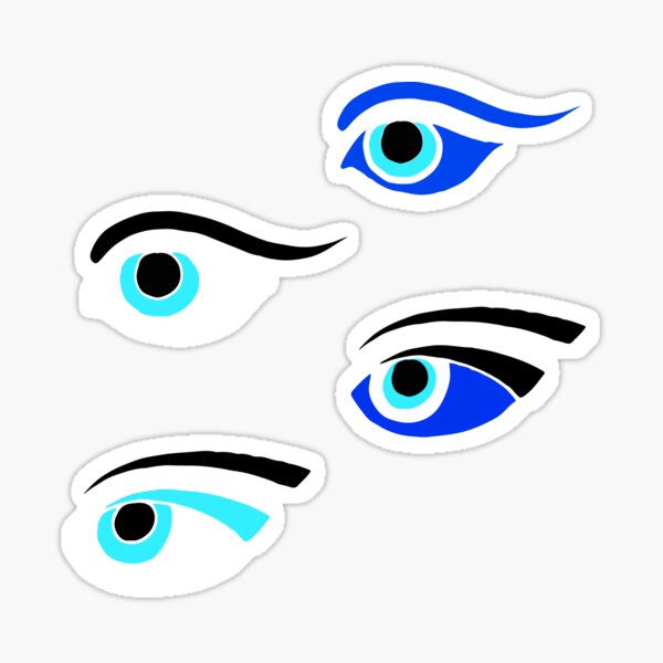 Item preview, Greek Fishing Boat Eye Symbols designed and sold by CreativeBridge.