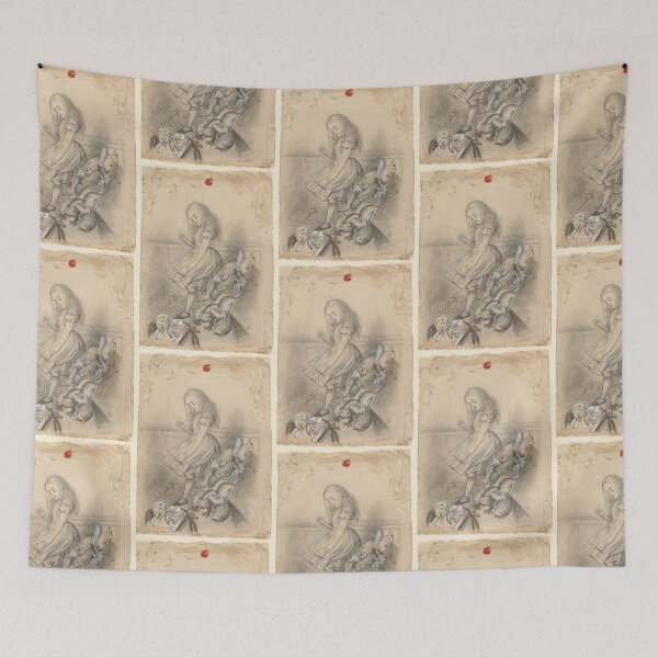 Item preview, Alice in Wonderland illustration designed and sold by Vintage Designs +.