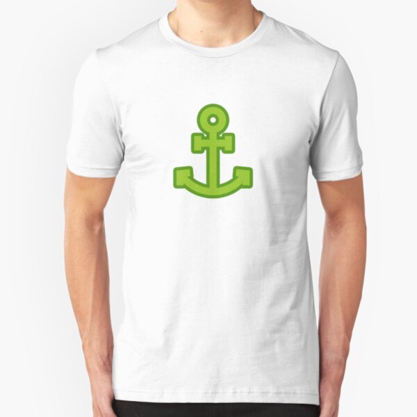 Green Anchor Slim Fit T-Shirt