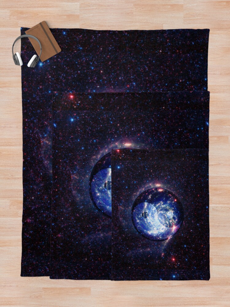 Alternate view of The Yin Yang Energy Swirl Throw Blanket