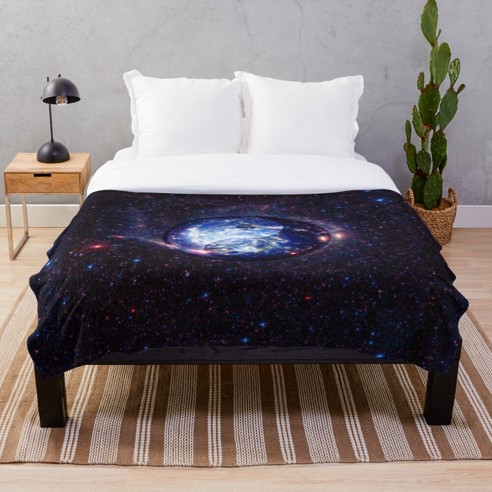 The Yin Yang Energy Swirl Throw Blanket