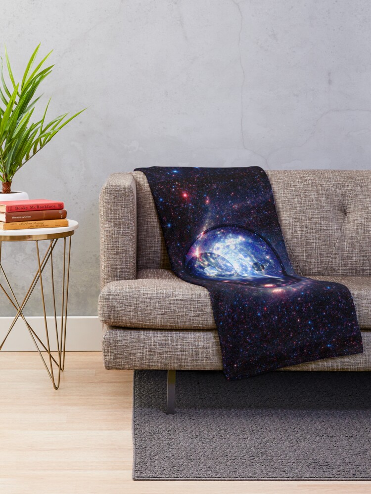 Alternate view of The Yin Yang Energy Swirl Throw Blanket