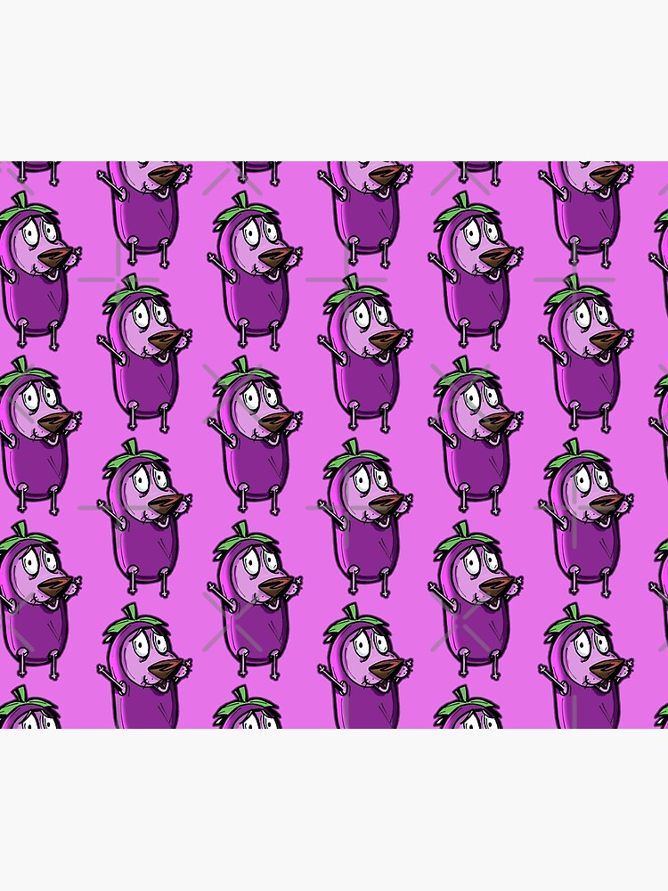 Courage the Cowardly Dog™ in the Great Eggplant Costume by sketchNkustom