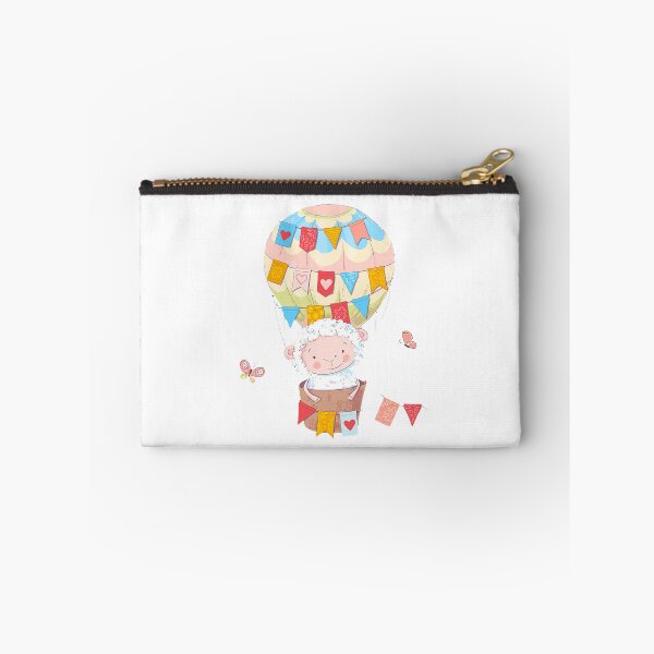 Item preview, Little sheep in his hot air balloon designed and sold by OtterFactory.