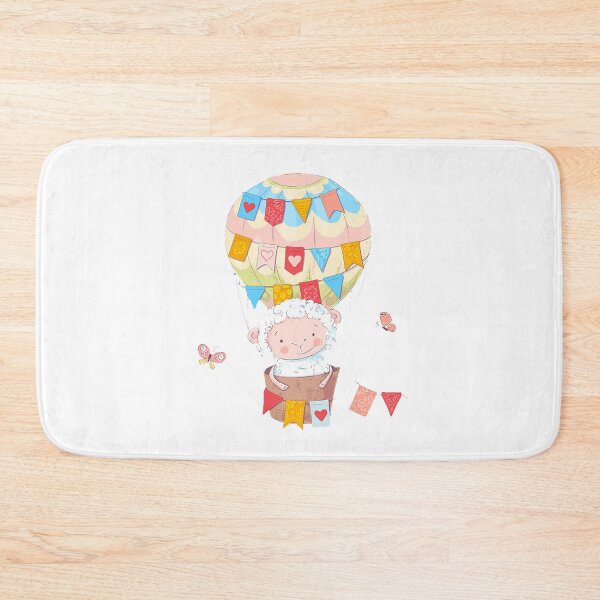 Item preview, Little sheep in his hot air balloon designed and sold by OtterFactory.