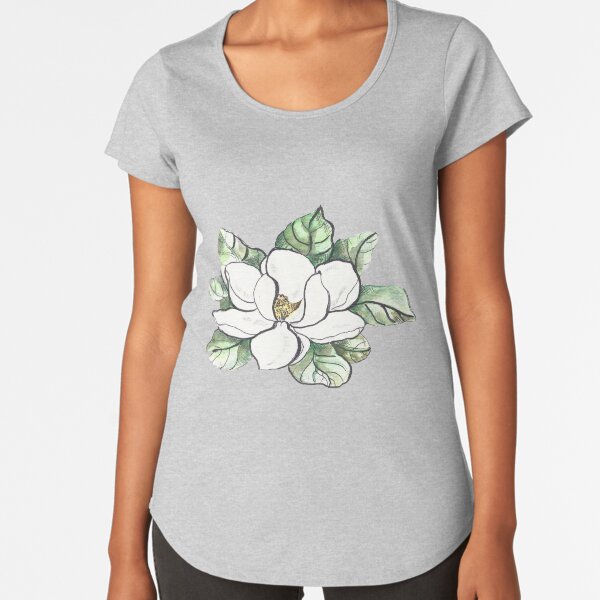 Magnolia Grandiflora Premium Scoop T-Shirt