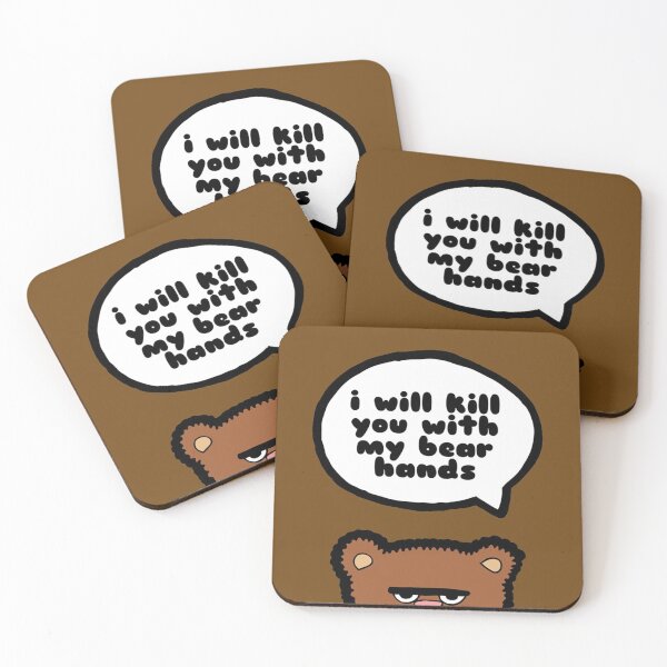 Item preview, I will kill you with my bear hands designed and sold by evannave.