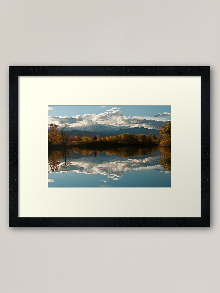 Alternate view of Reflections of Longs Peak, Colorado Framed Art Print