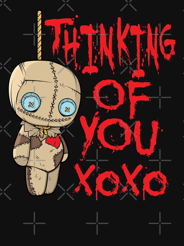 thinking of you voodoo doll t shirt